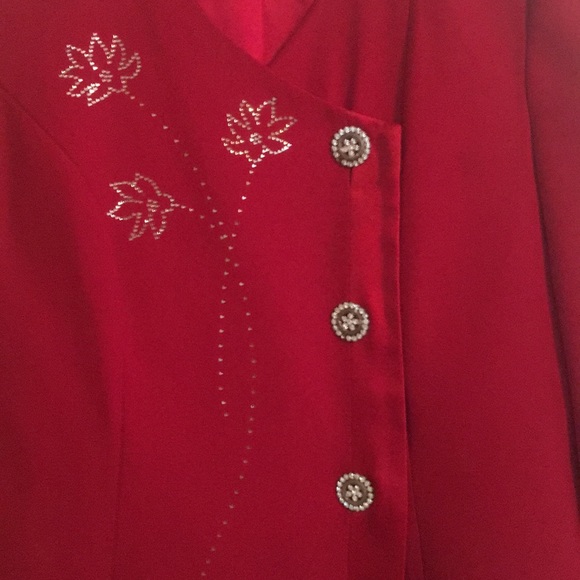 Moshita Rhinestone Embellished Two Piece Suit - Picture 2 of 6